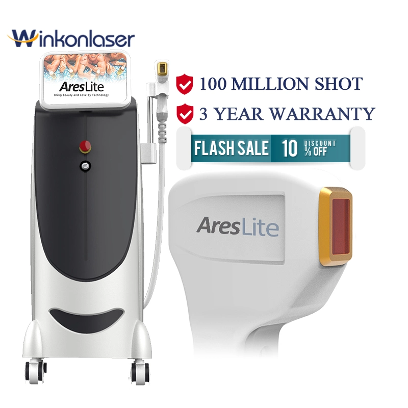 New Arrival Painful 3 Years Warranty 200 Millions Shots 3 Wavelengths Diode Laser Hair Removal Machine by Clinic Salon Hospital