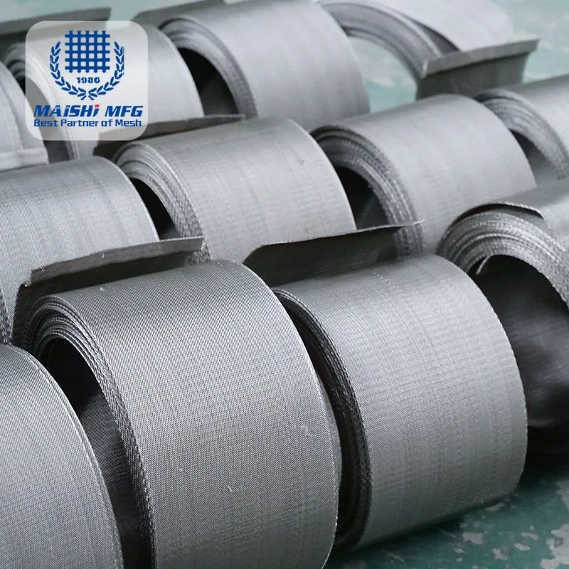 12/64 Mesh 24/110 Mesh 30/150 Mesh Dutch Weave Iron Wire Plastic Extruder Filter Mesh