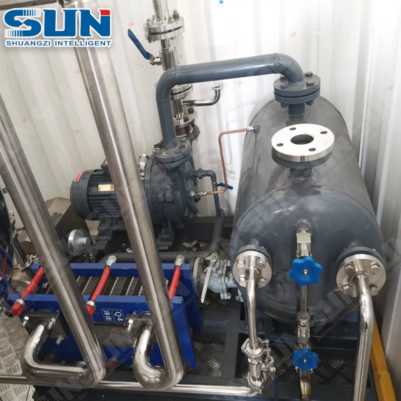 Stainless Steel Herbal Extraction Concentrator Machine Tubular Heating Triple Effect Evaporator