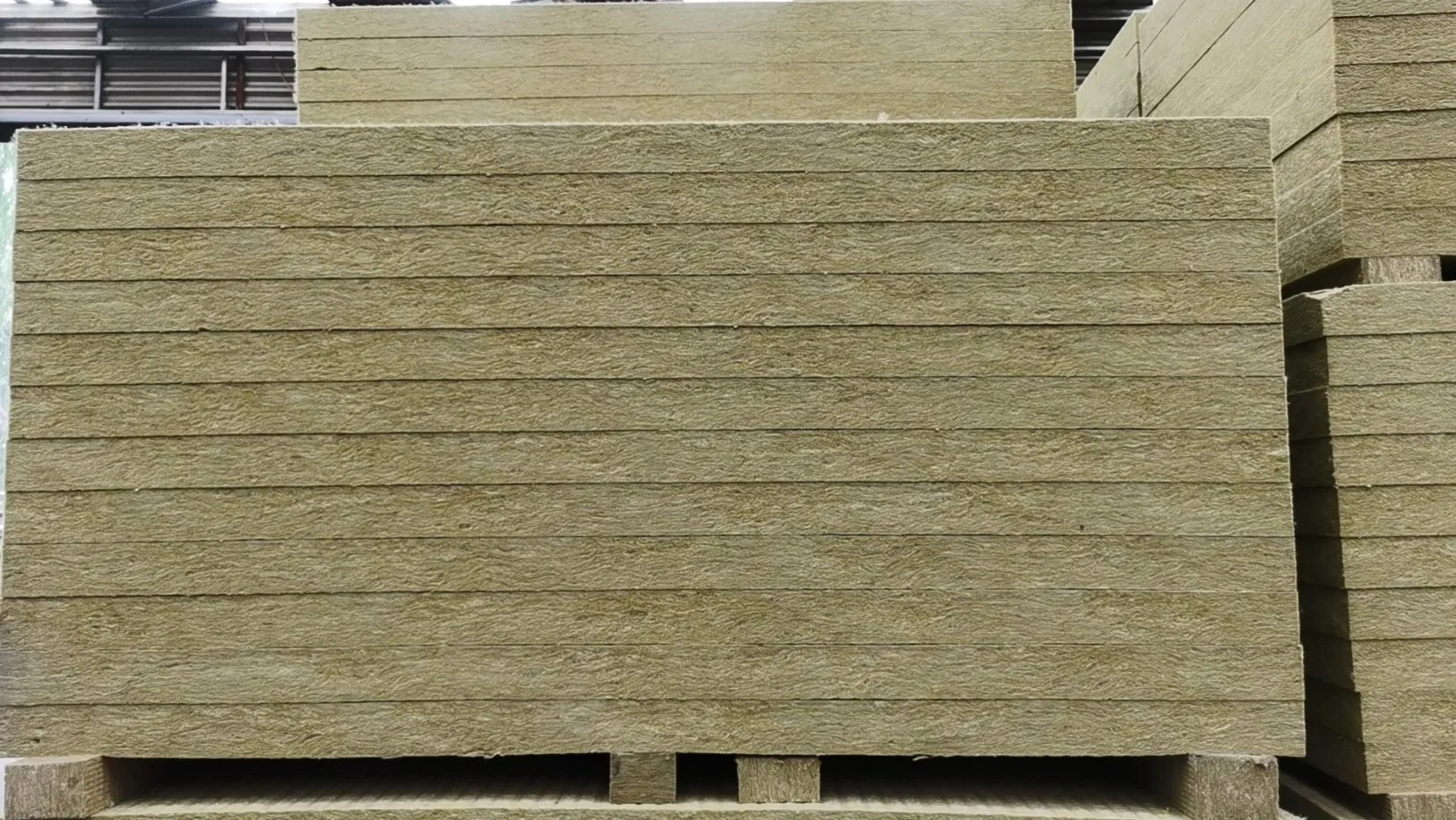 Rockwool Board for Sandwich Panel Metal Sandwich Exterior Wall Roof Steel Structure50mm-150mm Thickness