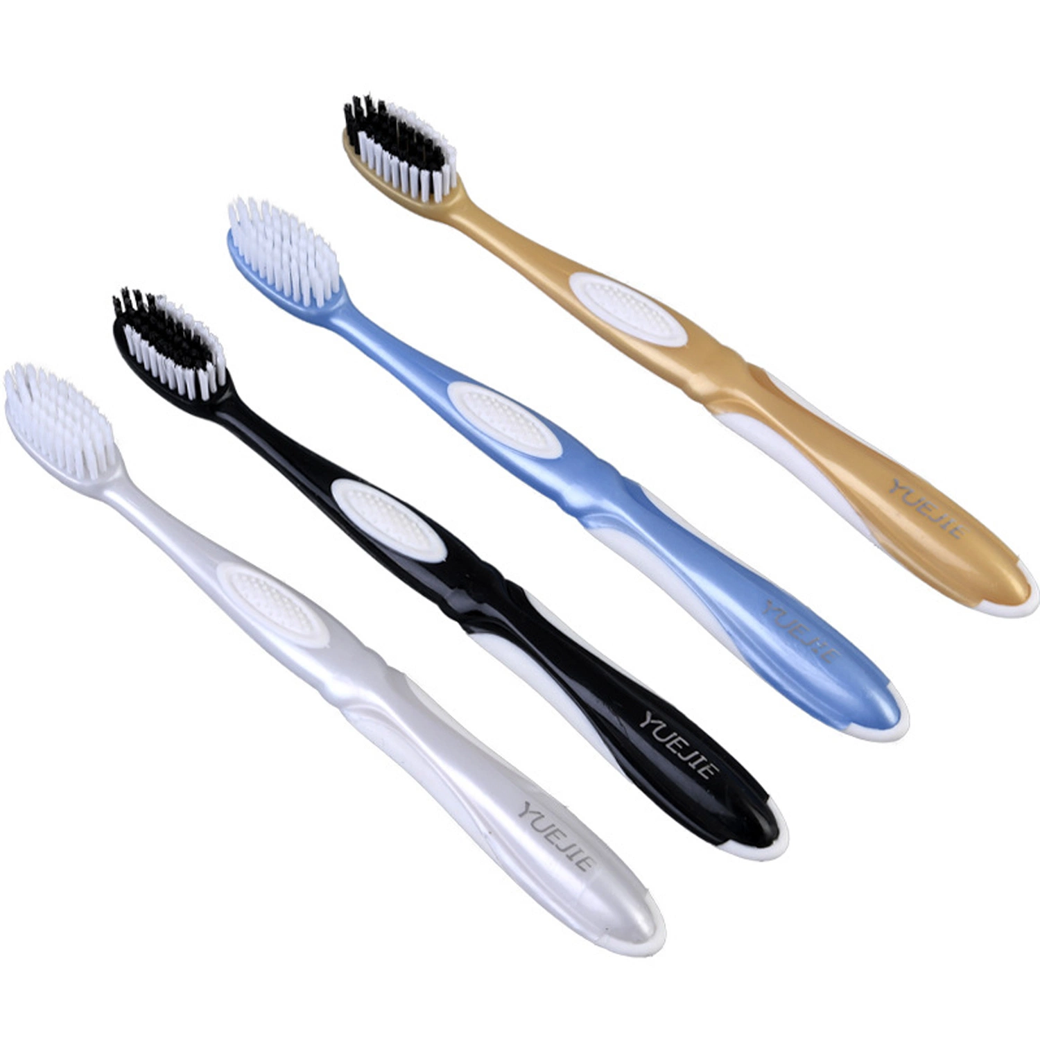 Hard Bristles Firm Hard Multicolor Denture Brush Large Head Manual Travel Toothbrush Adult Toothbrushes