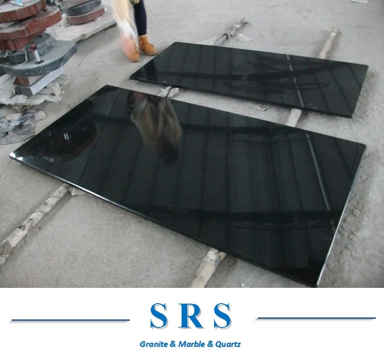 Direct Factory Price Polished Black Granite/ Absolute Black Granite Stone Slabs/ Tiles