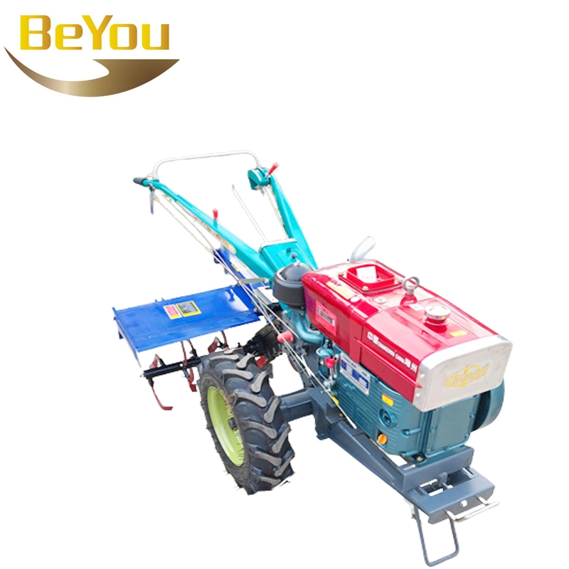 Walking Tractor Diesel Power Tiller with Plow High quality/High cost performance  Walking Tractor 8-20HP for Farm Garden