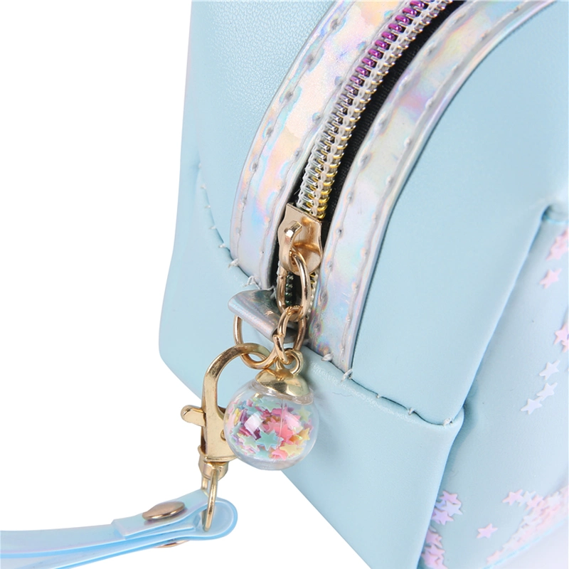 شعار مخصص أزياء أزياء مخصصة صغيرة جلد PU كيس تجميلي PVC حقيبة الماكياج حقيبة التجميل حقيبة التجميل