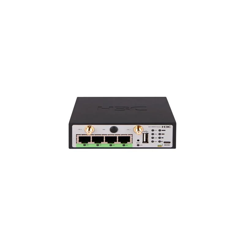 Msr810-Cnde-Sjk H3c Msr810 Enterprise Class 6-Port Gigabit National Security Router (Support SM1/2/3/4, SJM1948)