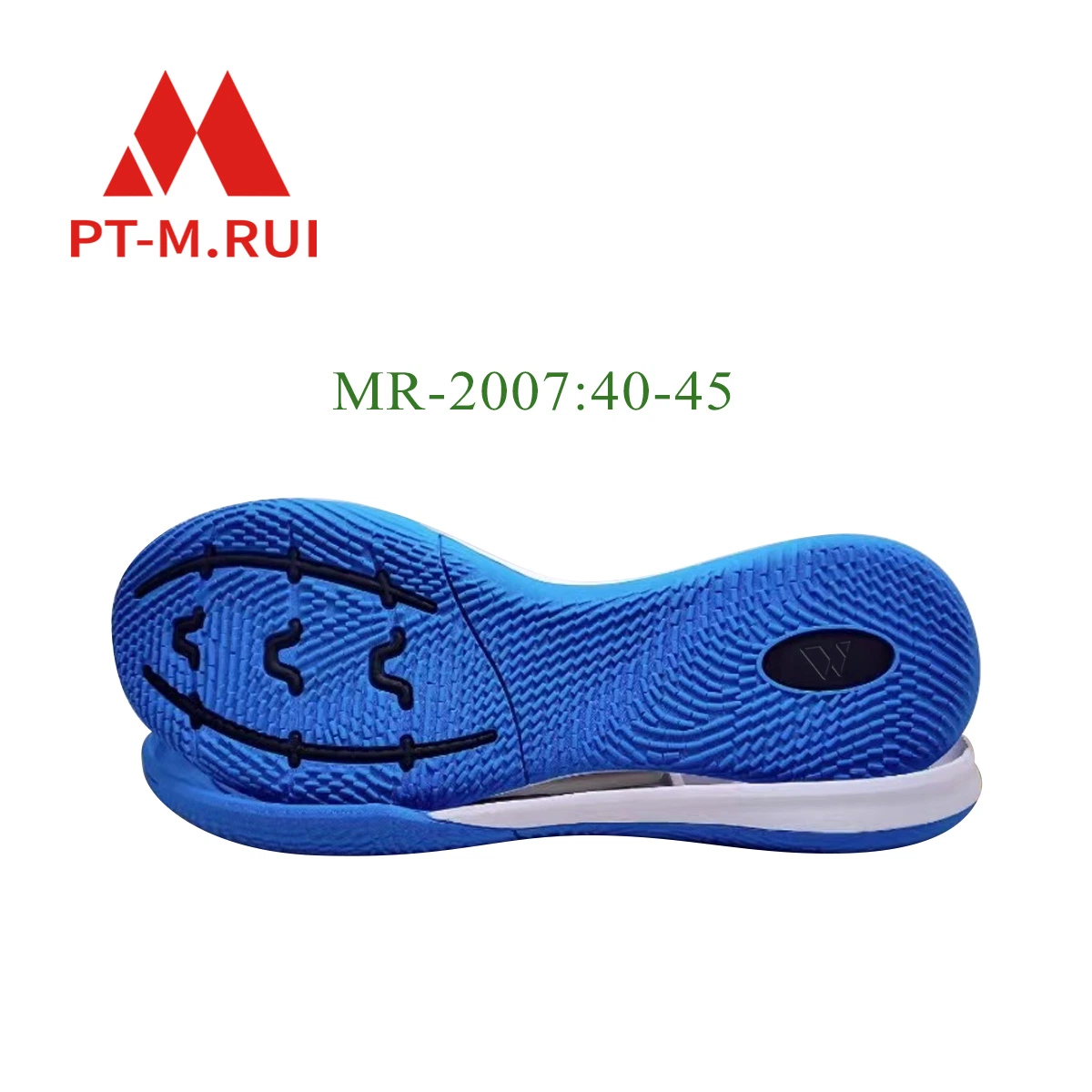 Manufacturer Good Selling Indoor Soccer Sole with Quality Rubber Material Football Shoes Outsole