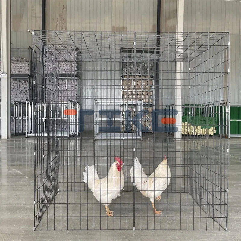 Gamefowl Square Pen Wire Chicken Cage para la venta