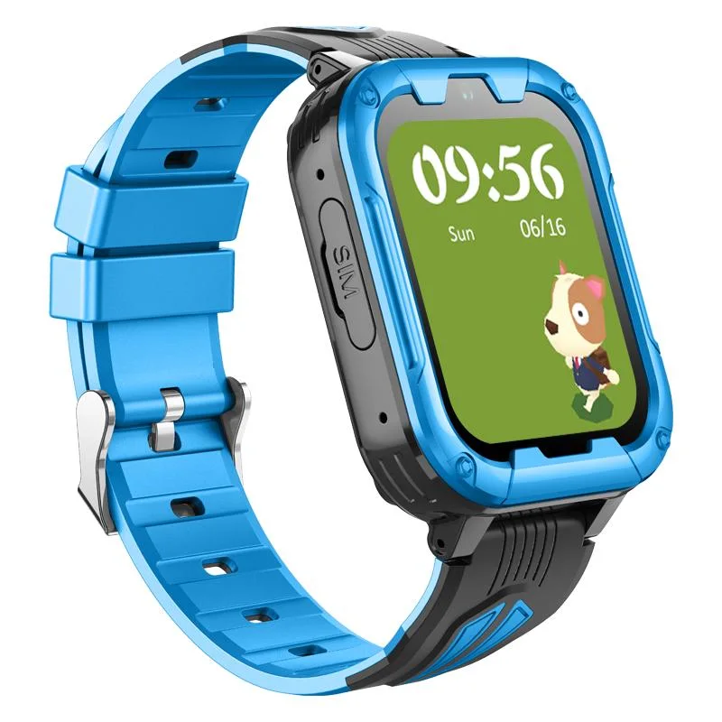 New design Apple style water resistance 4G video call Kids mobile GPS Watch Phone for avoid kidnap D49U