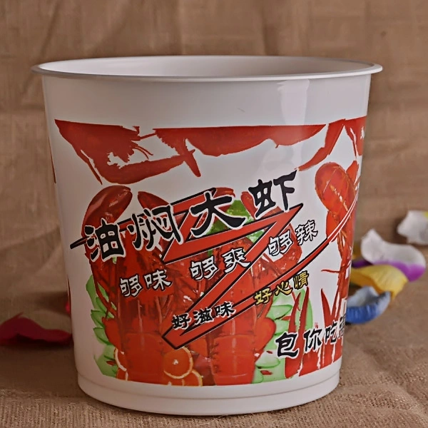 Disposable Plastic Bucket for Food