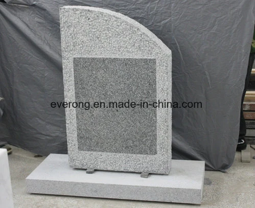 Cheap Simple Style Chinese Grey Granite Headstone for Graves