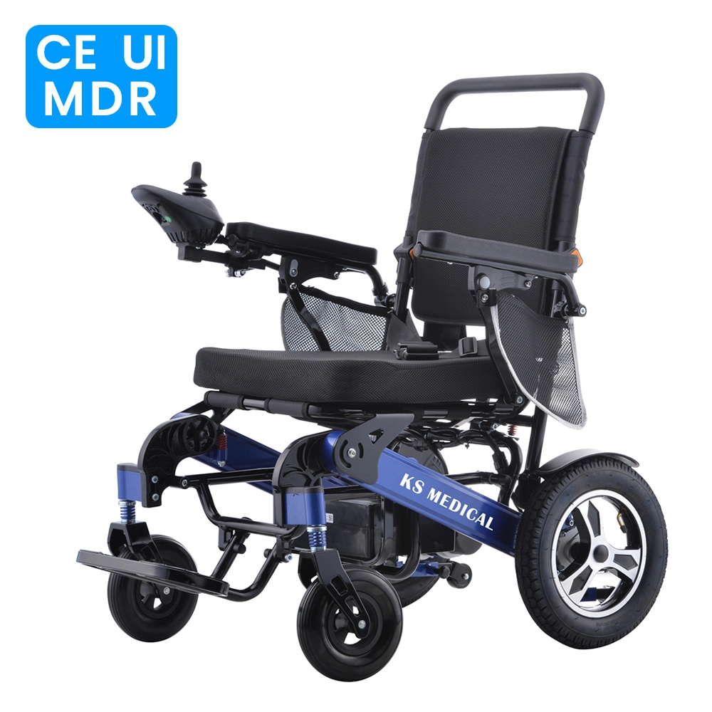 Ksm-606 Lightweight Folding Electric Wheelchair Handicapped Cheapest Price Power Smart Drive Wheelchair