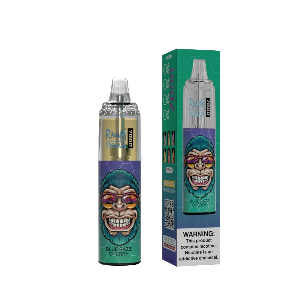 Fumot Randm Tornado 7000 Puffs jugo de vaporizador eléctrico desechable VAPE E Cigarete