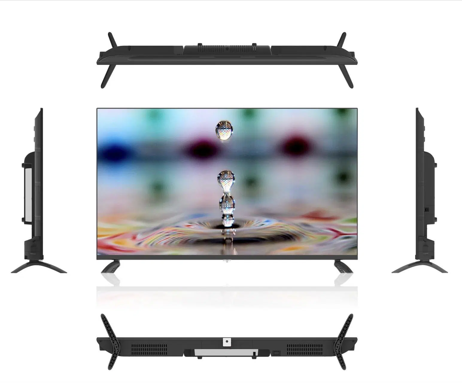 65 pulgadas 4K LED Hotel LED TV Karaoke Frameless Smart TV precios al por mayor con USB/VGA