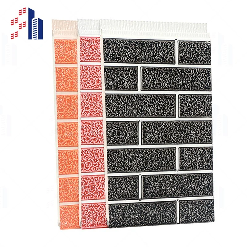 Brick Grain PU Fireprof Insulated Outdoor Exterior Sound Proof Wall Panels/Boards