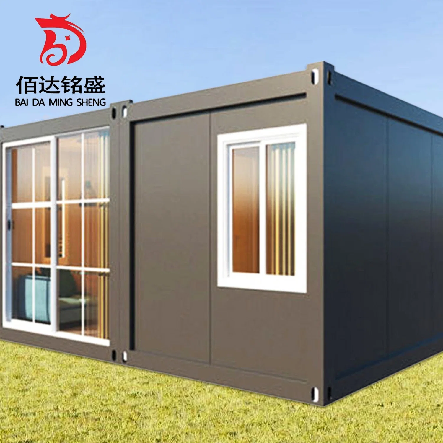 Manufactured Ready to Ship Made 5 Bedroom 3 Bath House Smart Cheap Flatpack Galvanized Prefab Light Gauge Steel Structure Frame Homes Tiny House