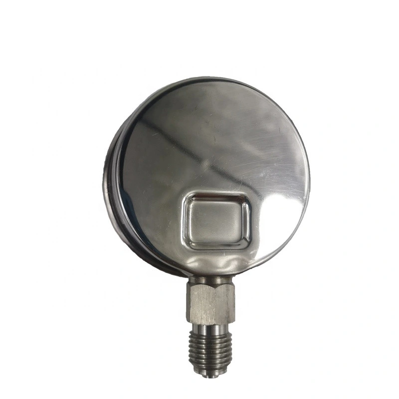 All Stainless Steel Manometer Liquid Filled Anti-Vibration Pressure Gauge for Pressure Monitor