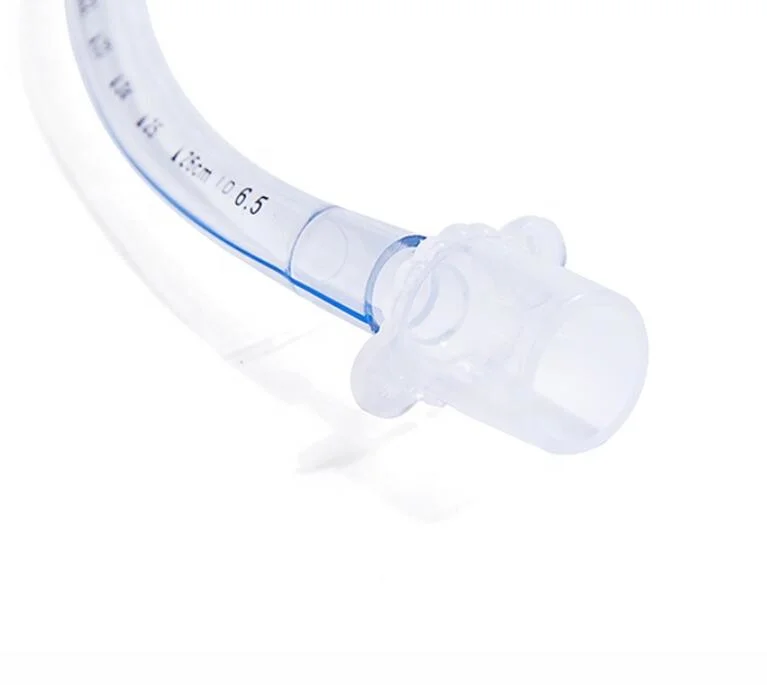 Tube endotrachéal renforcé en PVC de qualité médicale avec volume élevé faible Brassard de pression