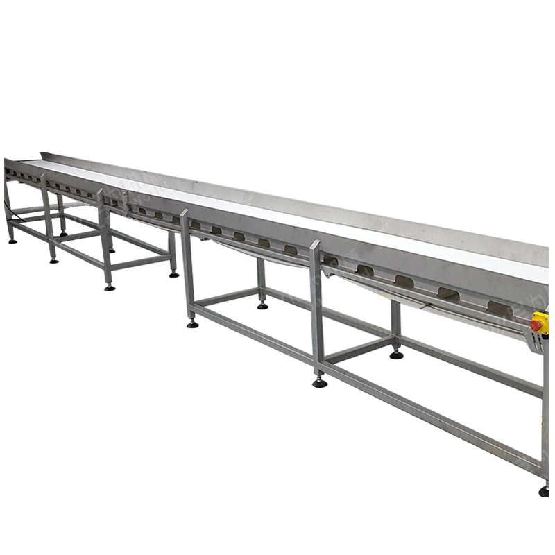 Customized Belt Conveyor PVC/PU Belt Conveyor Industry Flat Belt Conveyor