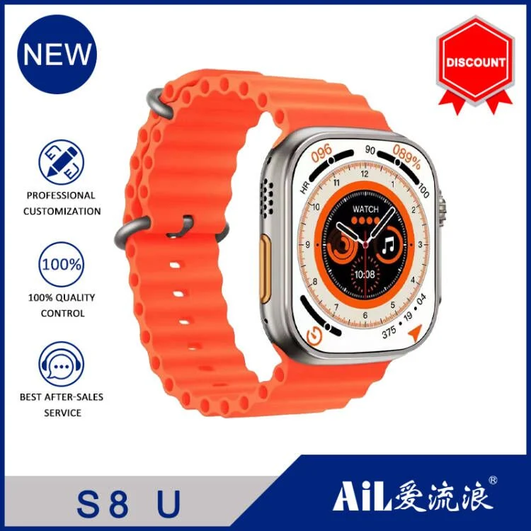 Ultra S8 Sport Smartwatch Herzfrequenz-Schlaf-Tracker Schrittzähler EKG Smart Watch für Android/iOS