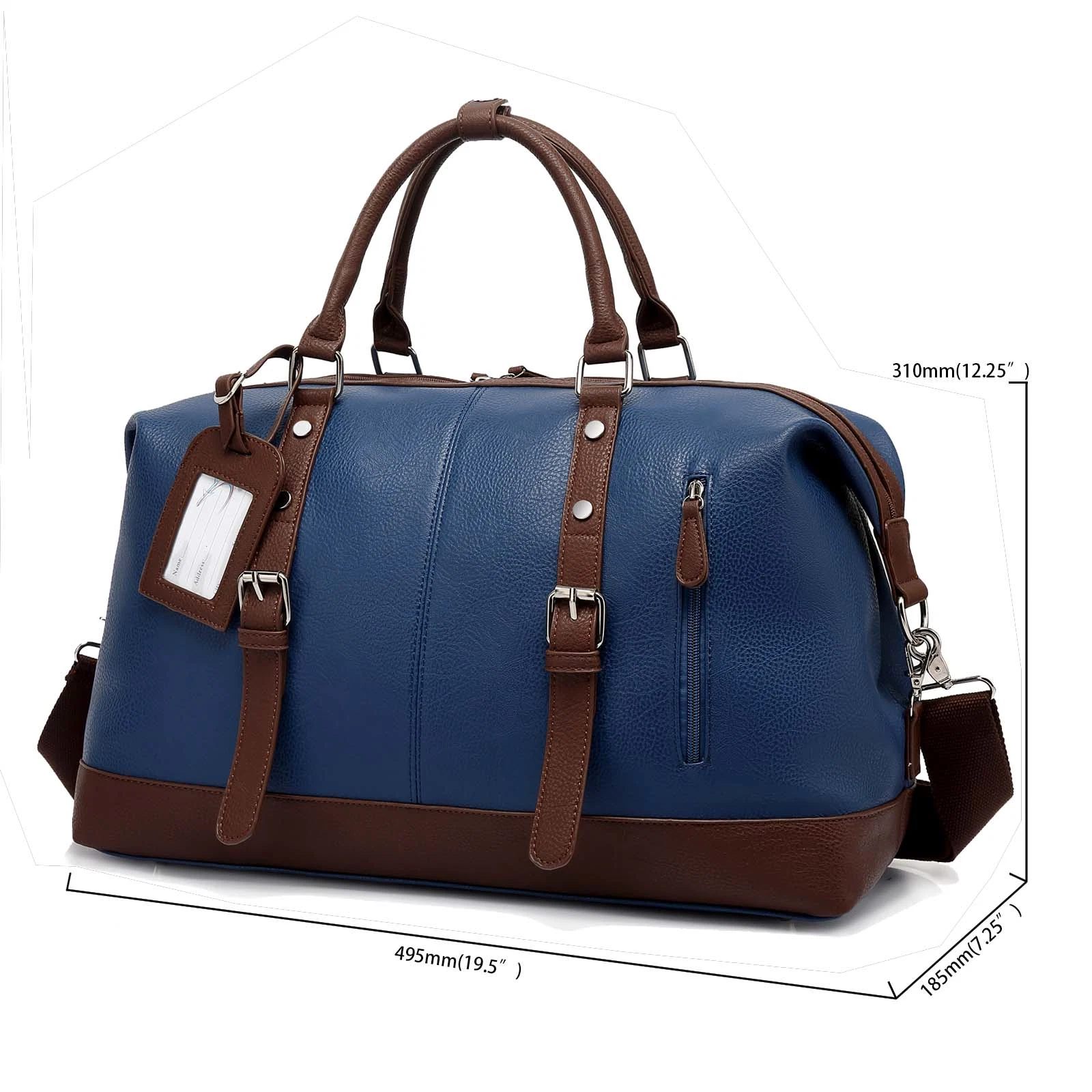 High quality/High cost performance New Classic Leather Fashion Handbag Tote Weekend Travel Bag