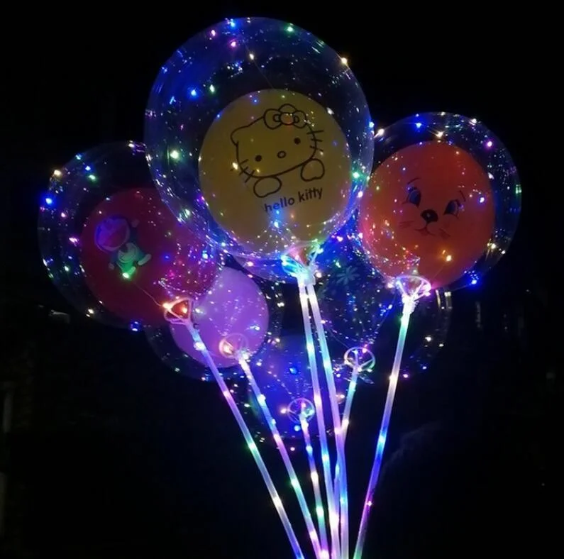 Party Balloon Bobo LED Luminous Balloon Light for Kids Hot Sell Retail Children Balloon