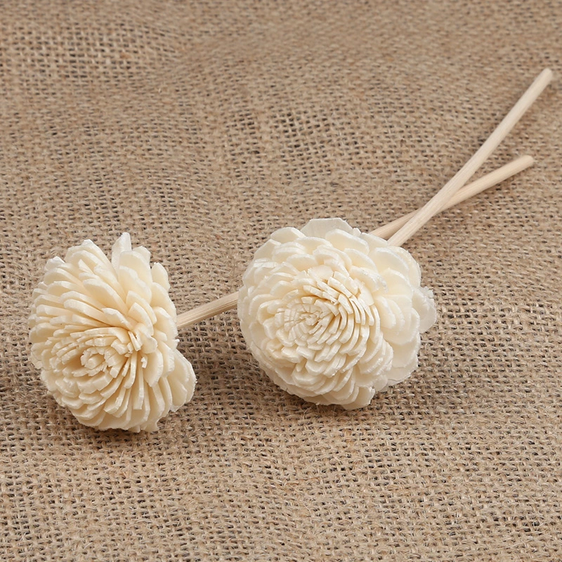 Non-Toxic Natural Sola Flower Rattan Reed Diffuser Stick for Air Fresh & Home Decorations