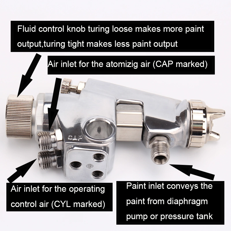 Wa-101 Japan Iwata Type Pneumatic/Air Automatic Spray Guns Painting Equipment