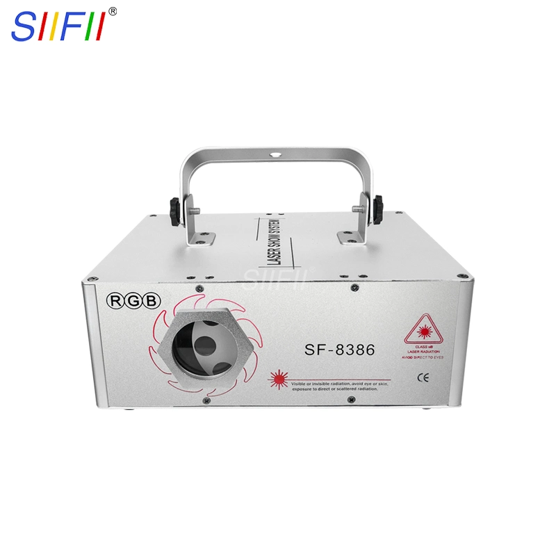 Newest Laser Lights 1W 2W RGB Full Color 3D Animation RGB Laser Light Laser Projector Disco Light