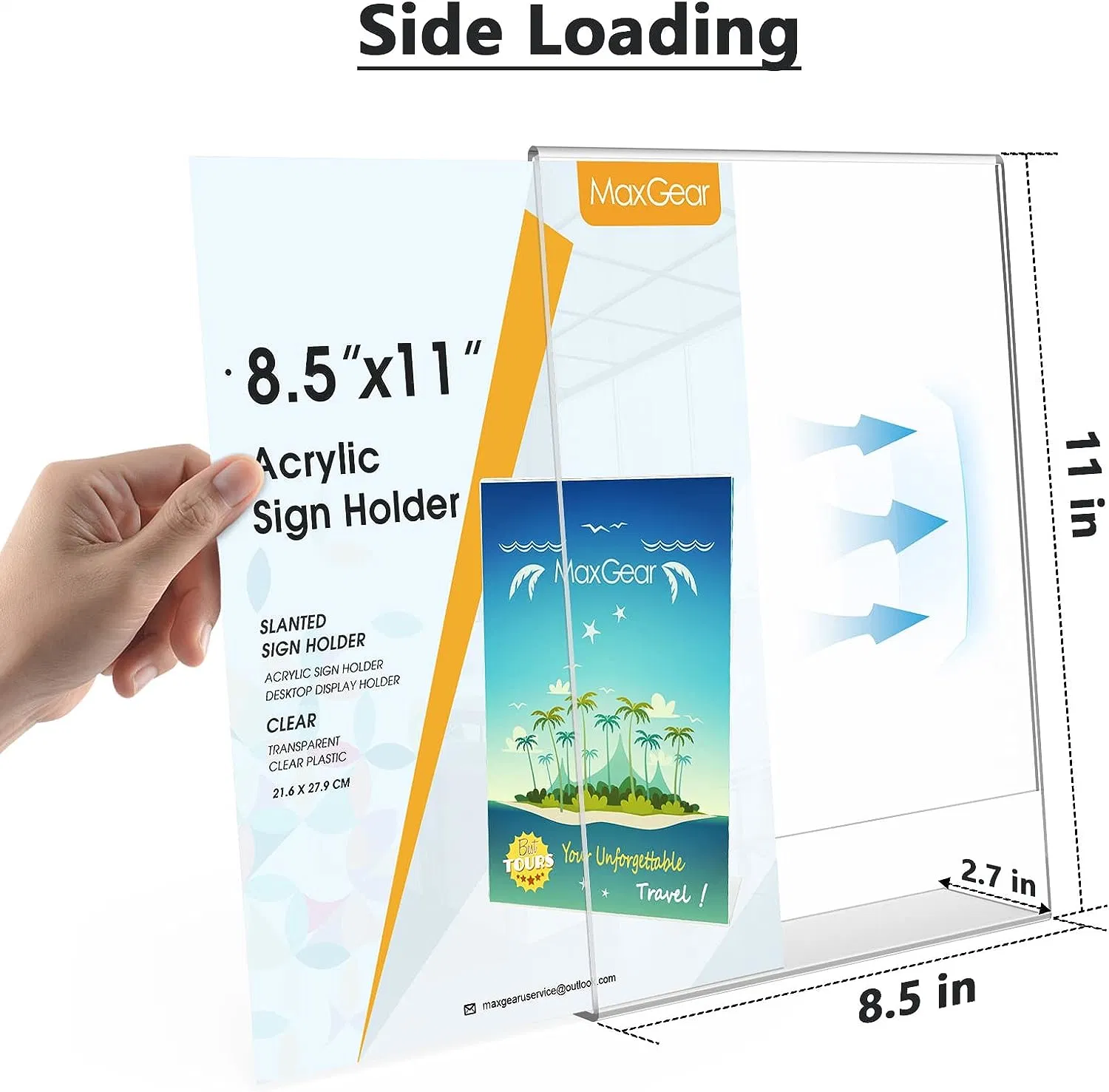 Amazon Hottest Sell 	Acrylic Sign Holder Display