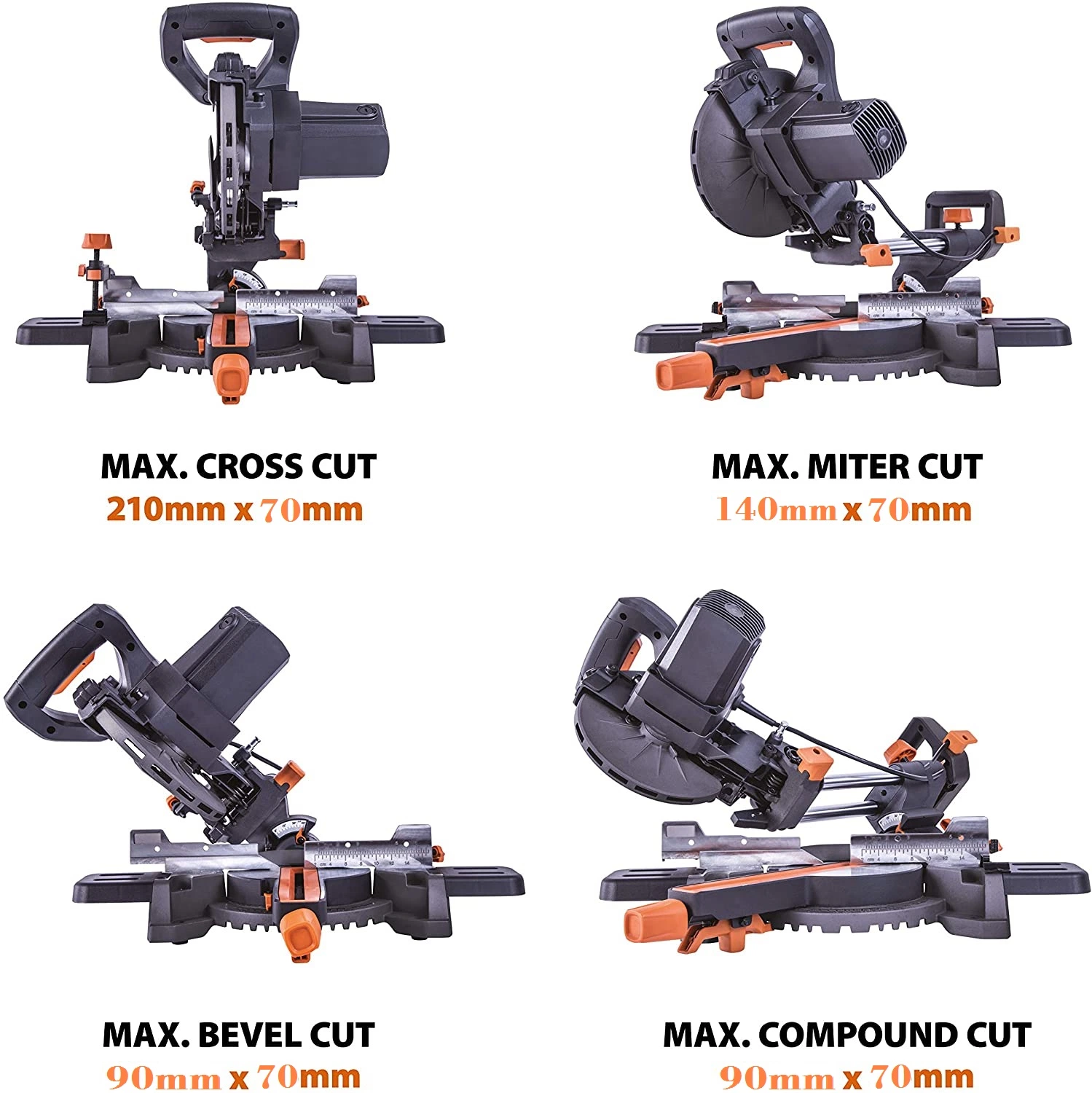 2000W Powerful Professional Electric Miter Saw Table Power Tools