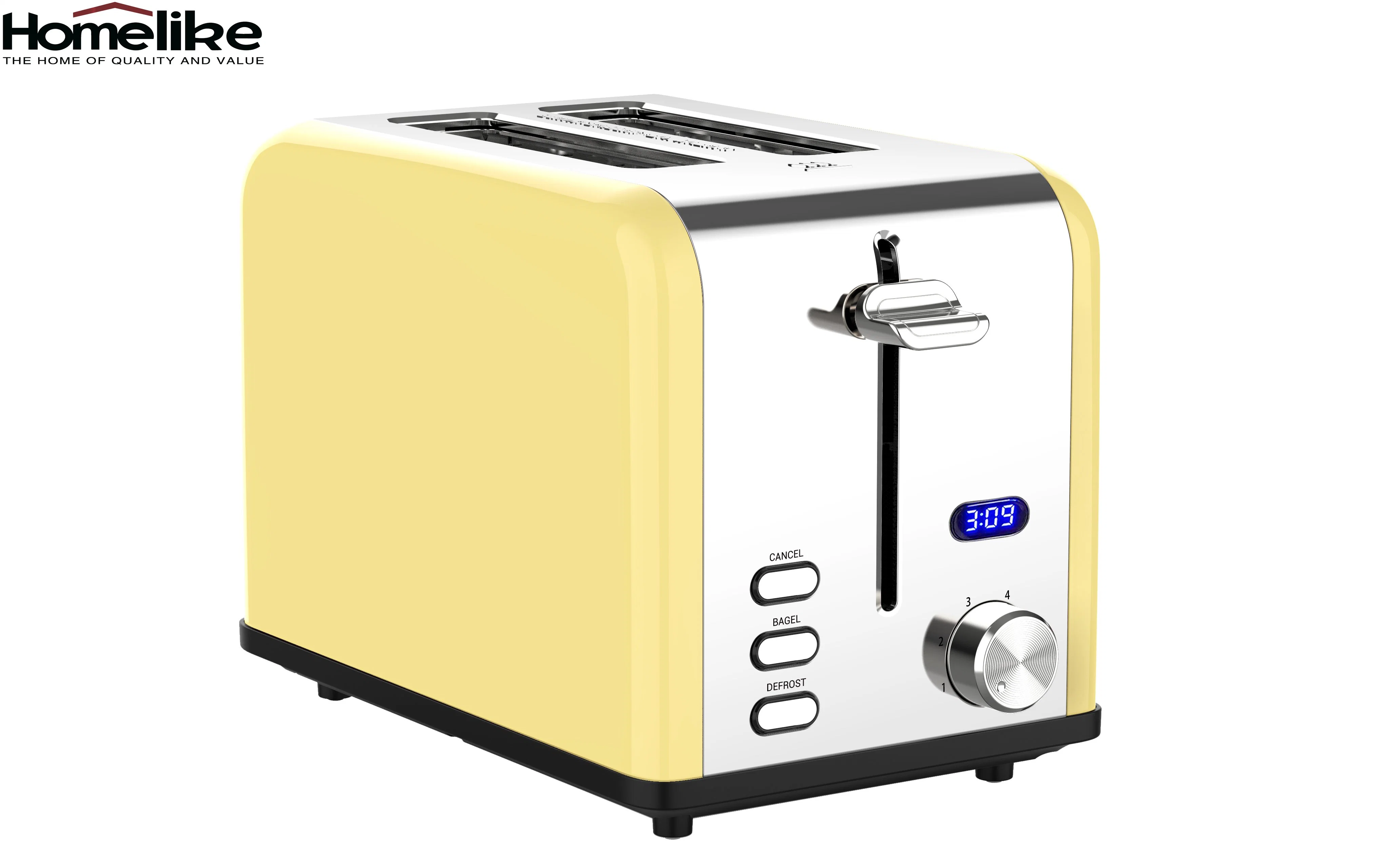 Automatic 2-Slice Stainless Steel Electric Toaster Kitchen Appliances