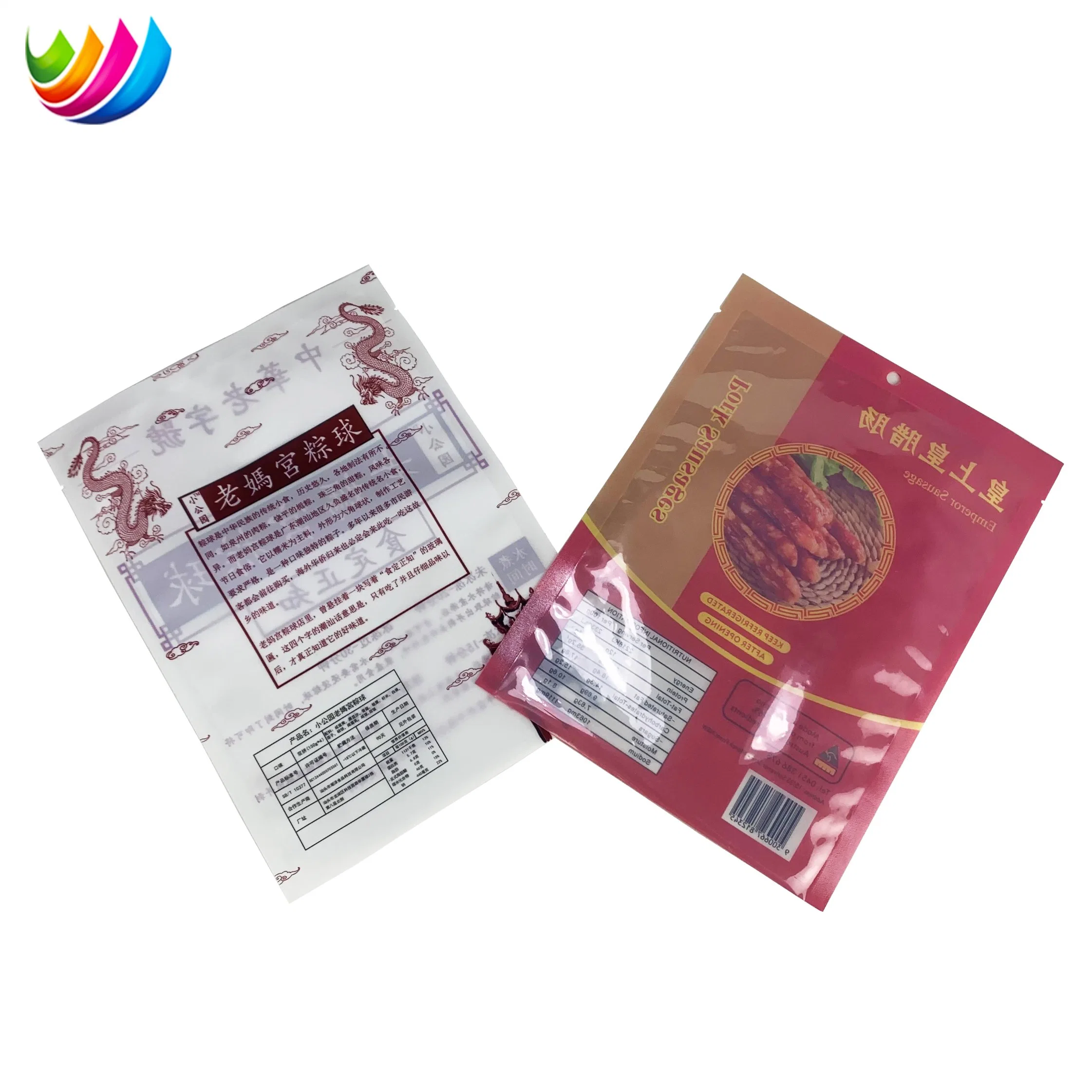 Custom Plastic with Zipper Packaging PE Can Be Printed Logo Food Packaging Bag