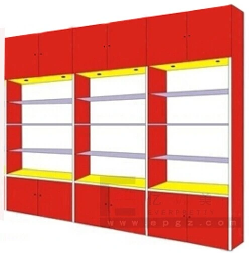 4 Level Double Sides Library Furniture Bookshelf