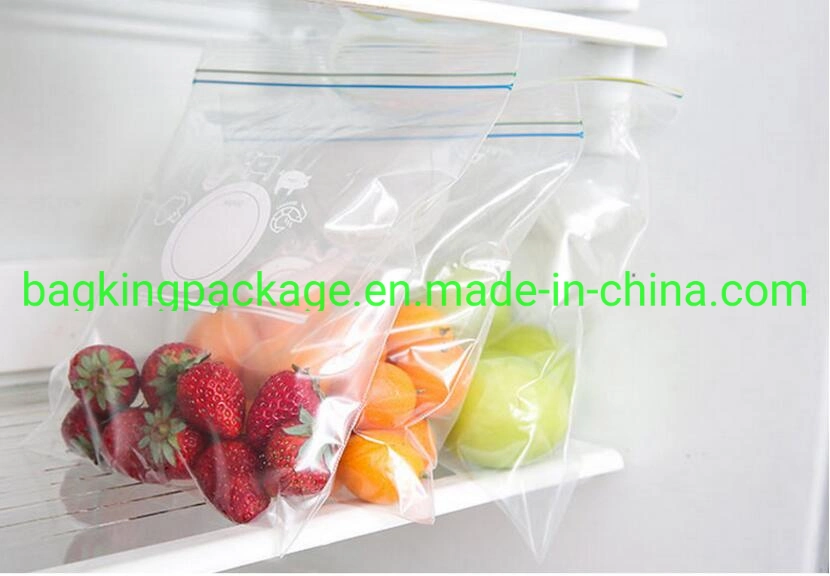 Reusable Ziplock Plastic Bag Custom Printed Ziplock Bag Food Packing