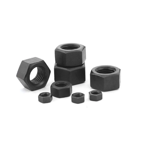 Heavy-Duty Black Galvanized Corner Nuts