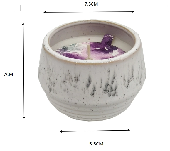 Rendimiento de alta calidad/alto costo fábrica Precio Mayorista/Proveedor se puede personalizarse Copa de cerámica Vela perfumada para el hogar