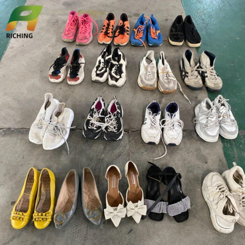 Unsorted Used High Cut Shoes pH Wholesale Bangkok in Donesia for Men and Ladies and Baby Shoes Girl Secondhand Shoes