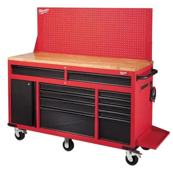 Customized Metal Garage Storage Cabinet Heaver Duty Workbench with Drawer