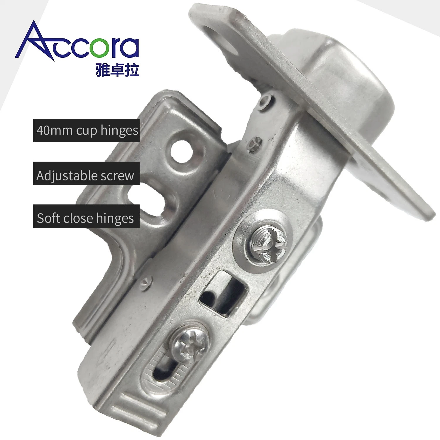 40mm Cup Slow Closing Hydraulic Full Overlay Slide-on Kitchens Wooden Cabinet Concealed Door Hinges