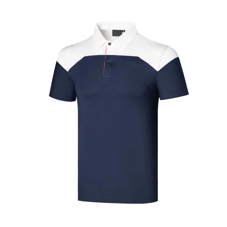 Secado rápido personalizado colocar la humedad Wicking Polo Golf hombres Playeras Tipo Polo de hombre