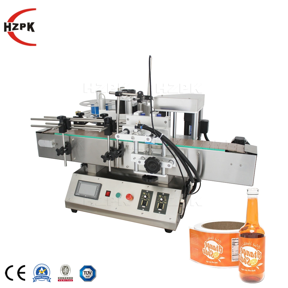 Hzpk Mesa botella etiqueta descriptiva pegatina de la impresión de la máquina