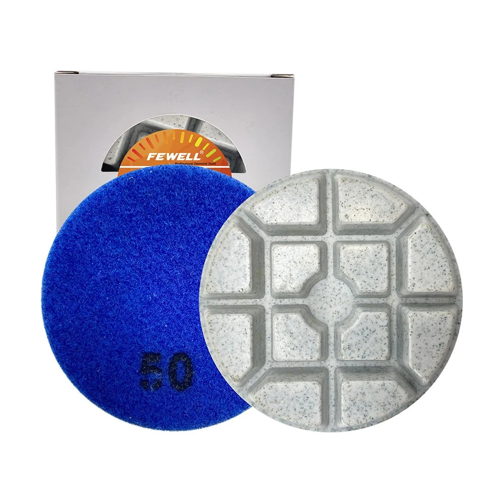 3inch 80mm 50# Abrasive Disc Diamond Polishing Pads for Blocks Stone Ceramic Concrete Floor