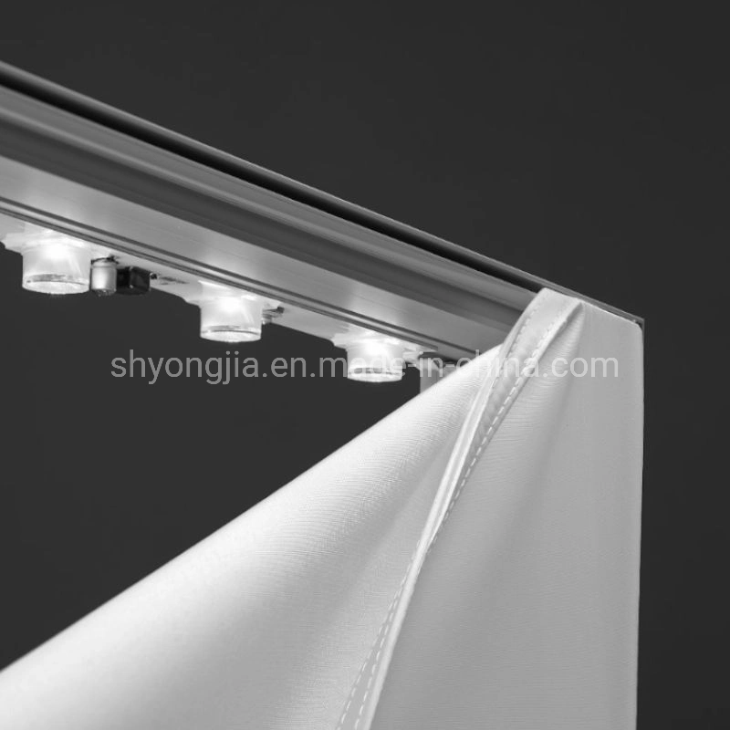 ألومنيوم Silicone Fabric Frames عرض تجاري Lightbox إعلان LED خلفية بوليستر شاشة عرض صندوق الضوء بحامل حر