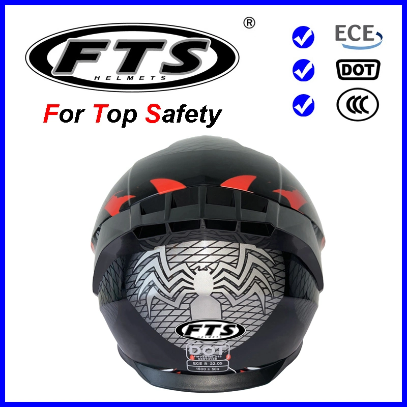 Protector de seguridad para accesorios de motocicleta Casco de cara completa Half Open Jet Modular Cross F129PRO con certificados DOT &amp;vece Pinlock Visor disponible