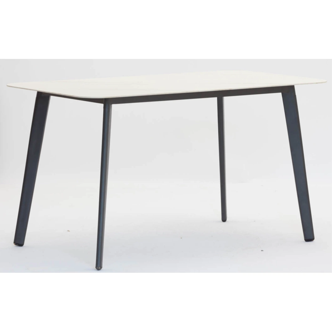 Modern High quality/High cost performance  Waterproof Aluminum Dining Table for Restaurant Bar Home