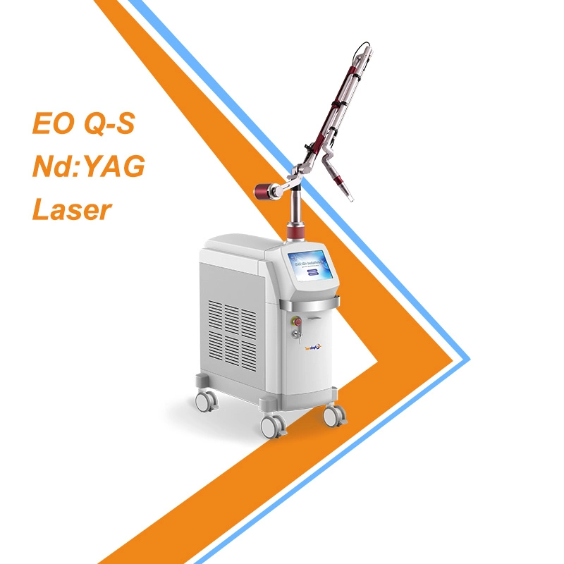 Q Switch Equipment for Dermatology EO Q-Switch ND: YAG machine comme Tattoo Removal Beauty machine pour YAG laser Tattoo Removal Treatment