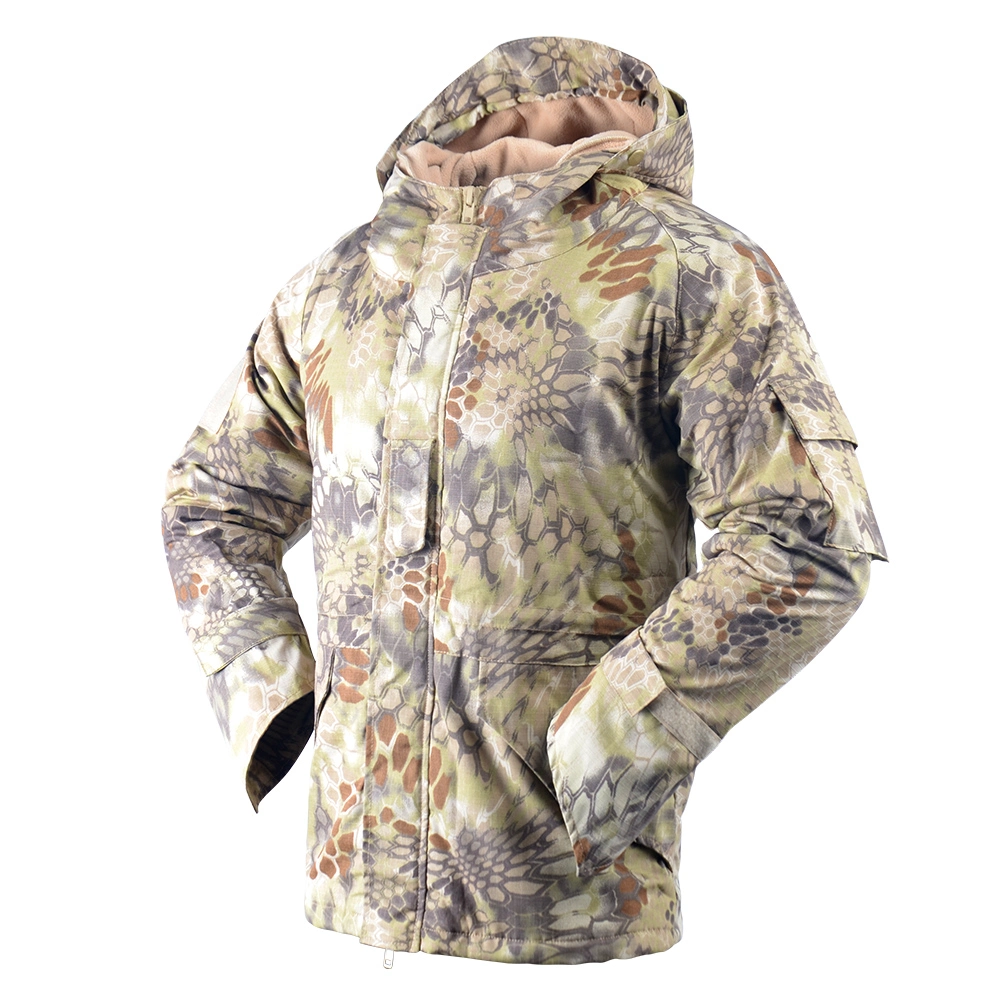 Al aire libre Casual Sport Tactical Wasteland Python Camouflage Moda G8 hombres Chaqueta