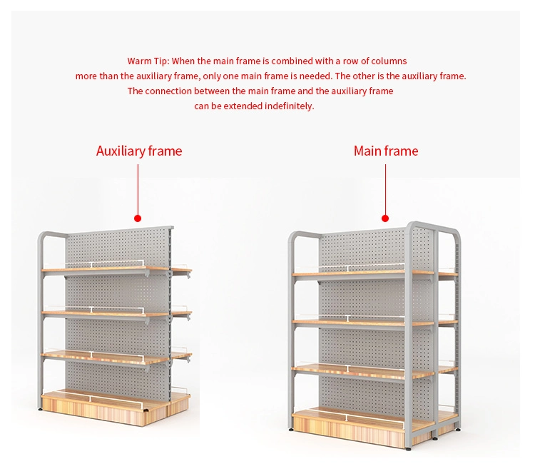 Dragonshelf Display Rack Hook Schreibwaren Store Display Schrank Stahl und Holzregal