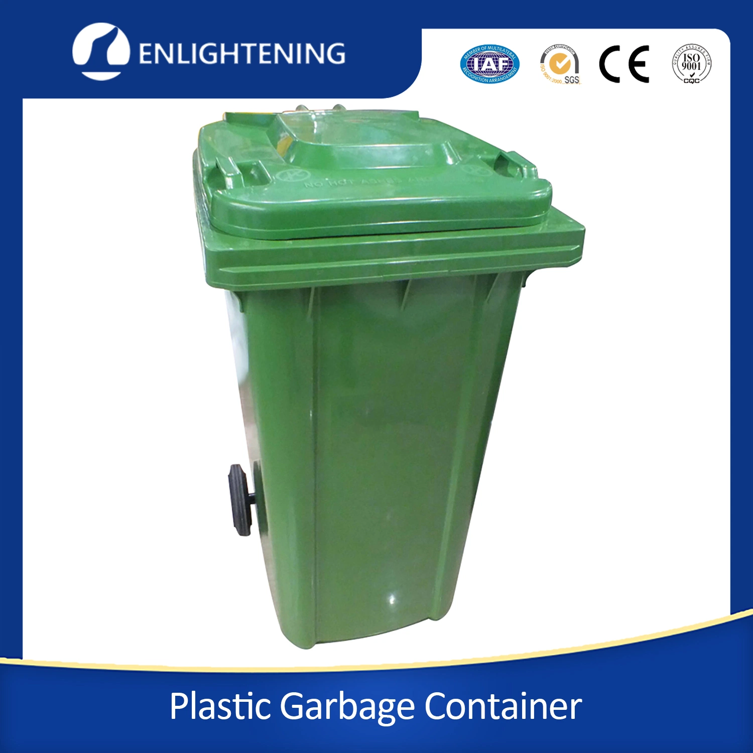 High quality/High cost performance  HDPE Outdoor 120L/240L/360L/660L/1100L Mobile Plastic Wheeled/Trash/Rubbish/Dustbin/Garbage/Waste Bin with Lids and Wheels