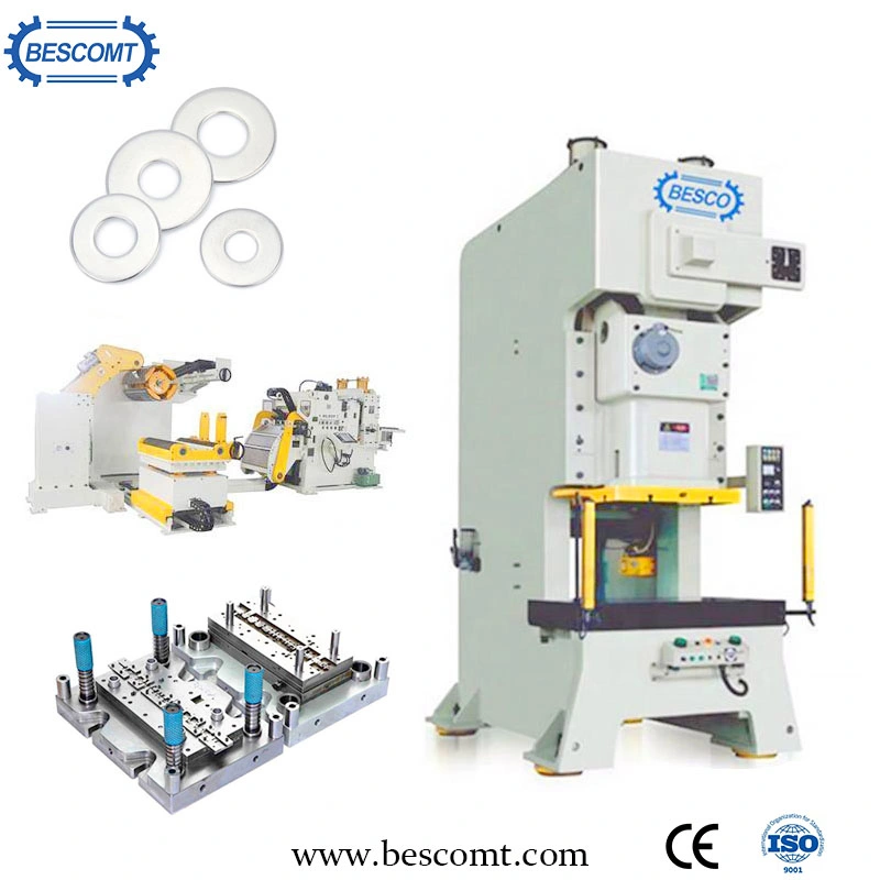 Full Automatic Stainless Steel Gasket Washer Flat Gaskets Making Punching Machine Production Line for Metal Gasket Washer with CE